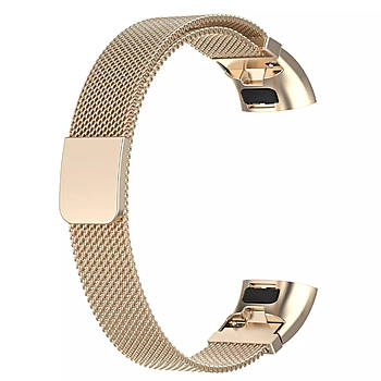 Ремінець Magnetic Metal Strap для Huawei Band 3 / 3 Pro / 4 Pro Gold