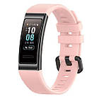 Ремінець Twill Silicone Strap для Huawei Band 3 / 3 Pro / 4 Pro Nude, фото 3