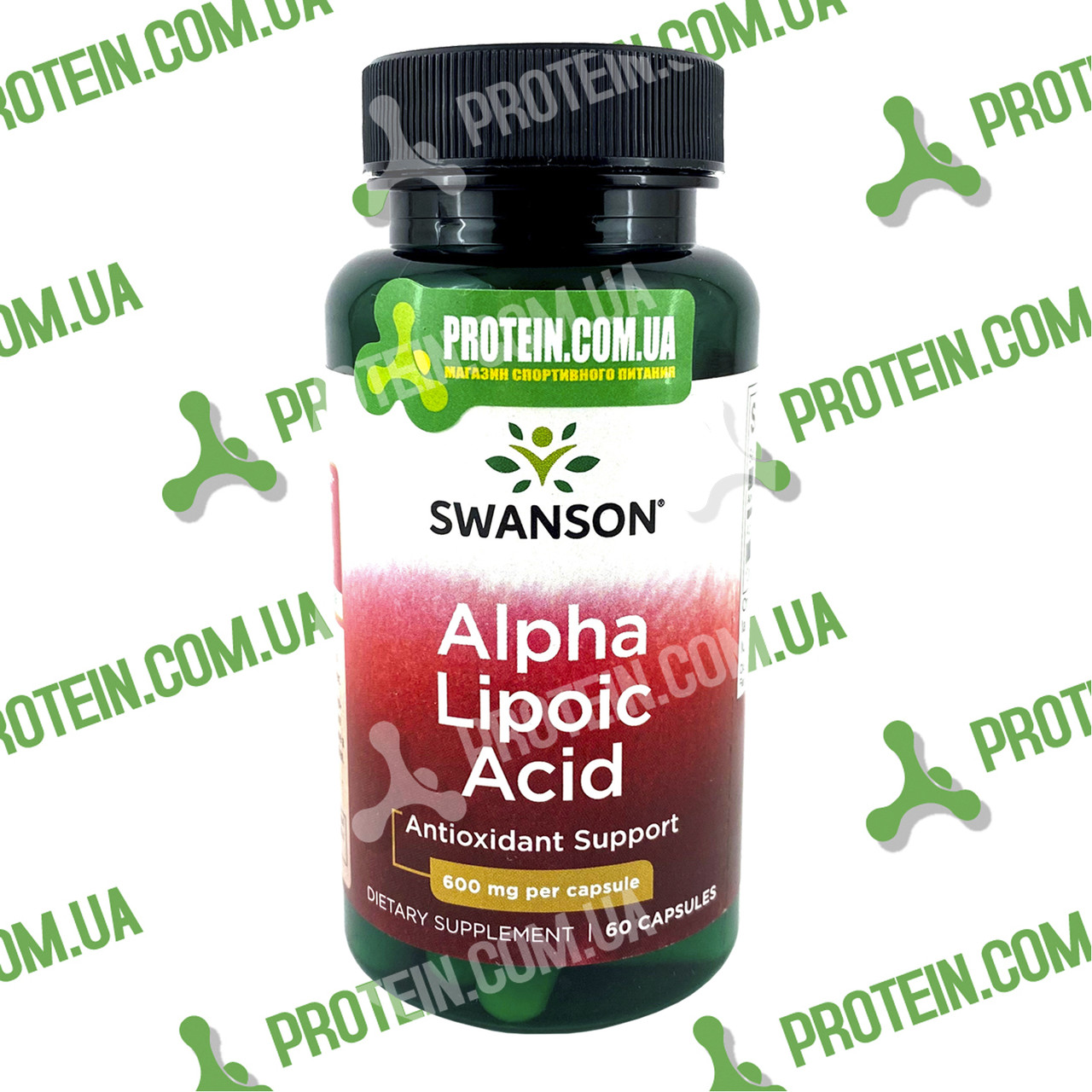 Альфа-Ліпоєва Кислота ALA USA ORIGINAL!! Swanson Alpha Lipoic Acid 600 мг 60 капс