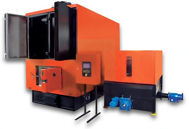 Котел твердопаливний LIKA серії КВТ-МП 500 кВт з механізованим завантаженням пелет (Лика КВТ-МП Плюс)