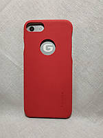 Силіконовий чохол для iPhone 7/8 Червоний G-Case Leather