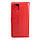 Чохол Idewei для Samsung Galaxy A12 2021 / A125 книжка шкіра PU з візитницею червоний, фото 3