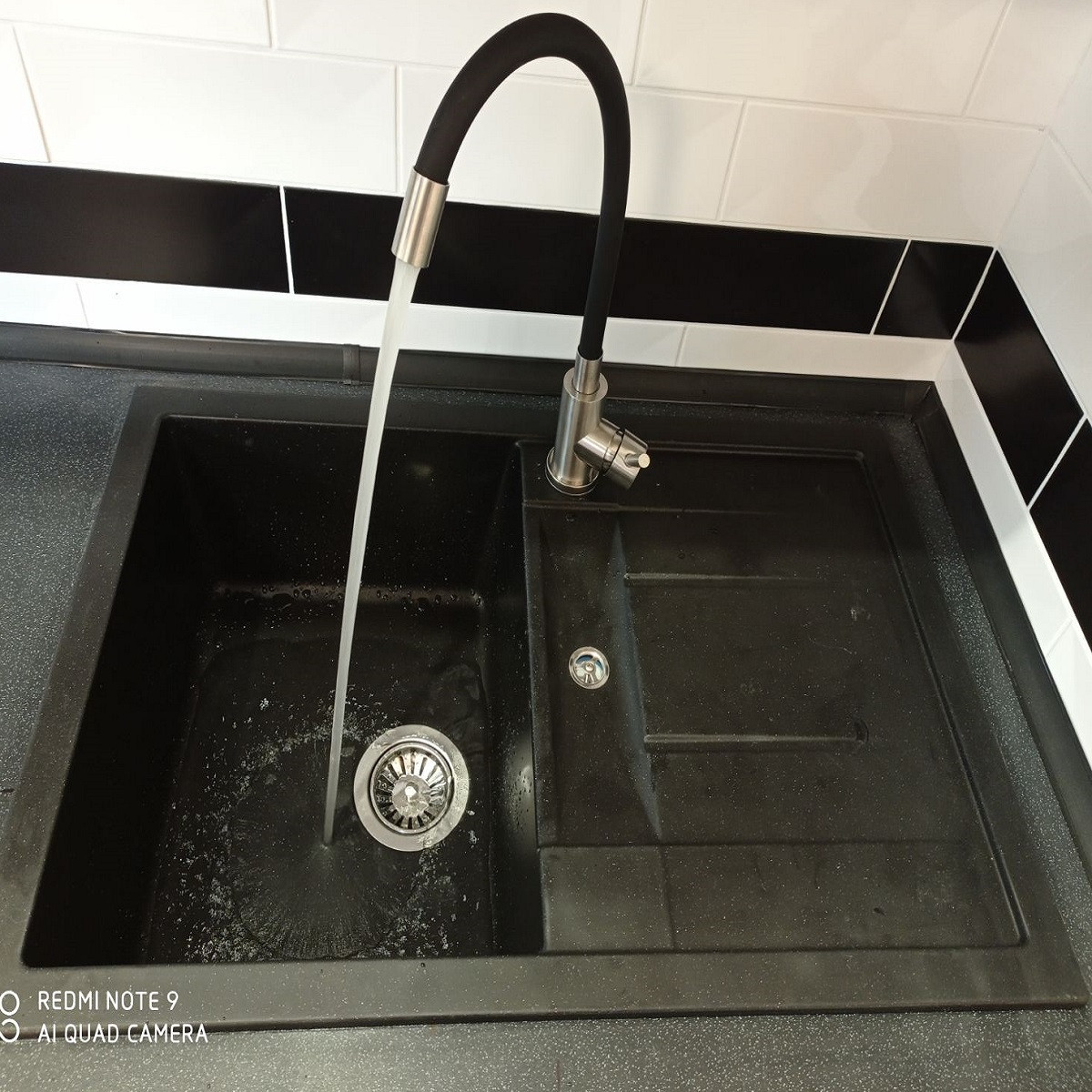 Кухонна мийка Platinum 7850 PRETSO глянець чорна