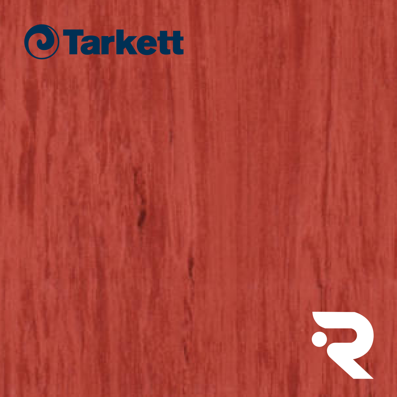 🏫 Гомогенний лінолеум Tarkett | Standard RED 0488 | Standard Plus 2.0 mm | 2 х 23 м