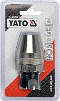 Шпилькокрут ударний цанговий YATO : 1/2" або ключа М24, і шпильок Ø= 6 -11 мм, Cr-Mo YT-06256