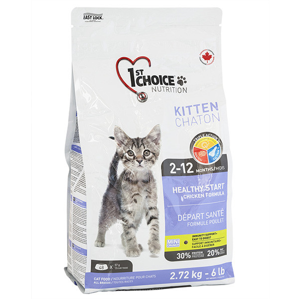 1st Choice Kitten Healthy Start ФЕСТ ЧОЙС КОТЕНОК  для кошенят 2,72 кг