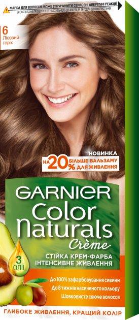 Крем-фарба для волосся Garnier Color Naturals, 6 Лісовий горіх