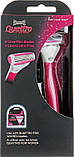 Жіночий станок Wilkinson Quattro For Woman з кріпленням + Гель Gillette Venus Satin Care 2 в 1 01618-1, фото 3