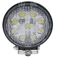 Фара-LED  Круг  27W (3W*9) 10-30V  Ø 115*55mm  Дальний/Spot (05-27W Yellow) (1шт) / Желтая