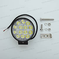 Фара-LED  Круг  42W (3W*14) 10-30V  Ø 115*45mm  Дальний/Spot (27-42W) (1шт) IP68