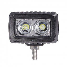 Фара-LED прямокутний з к 10W (5W*2) 10-30V 76*49*49mm Дальній/Spot (144-10) (1шт) 3378