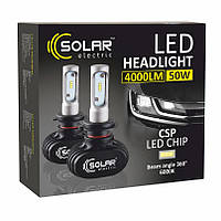 Лампа LED H4 радіатор 4000Lm "Solar" 8104/CSP/50W/6000K/IP65/9-32v (2шт) 12 міс.гарантія