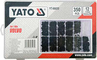 Шпинки для автосалоної обшивки VOLVO YATO, різні, 12 типорозмірів, 350 шт. YT-06655