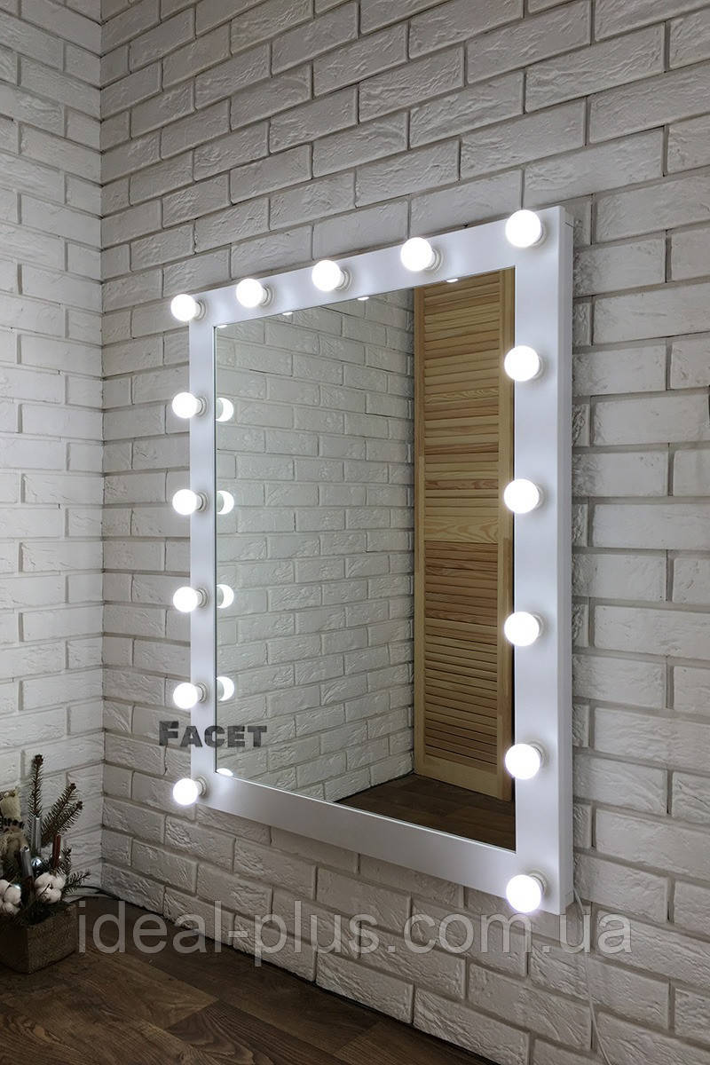 Гримерне дзеркало настінне "Грей" 80х100 см(підсвітка -опційно), фото 1