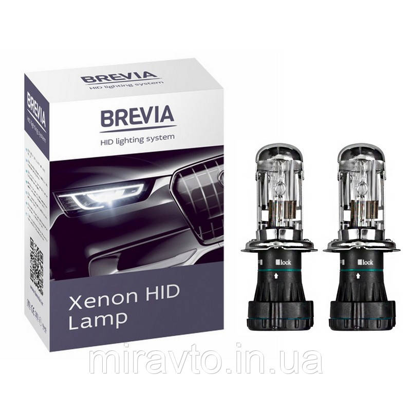 Лампа Ксенон H4 35W 4300K "Brevia" 12443 (2шт)
