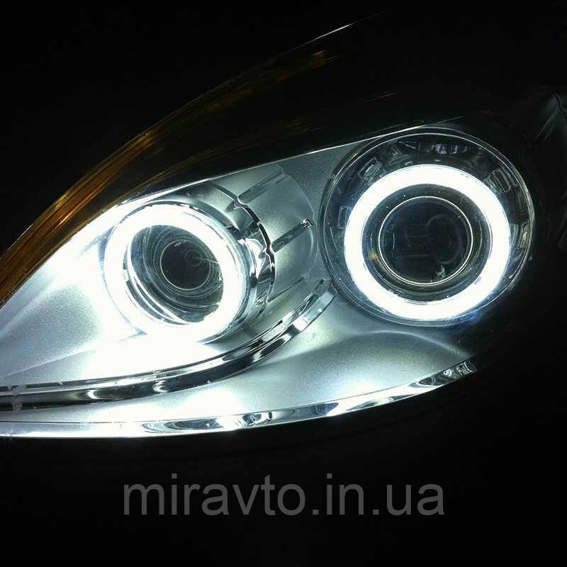 Ангельські оченята White d=80мм (2шт) COB на скотчі 3588