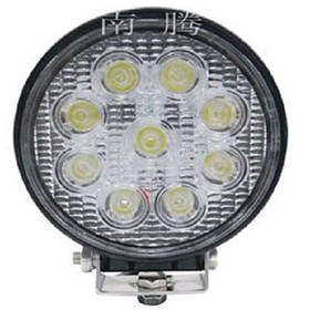 Фара-LED Коло 27W (3W*9) 10-30V Ø 115*55mm Дальній/Spot (05-27W Yellow) (1шт) / Жовта