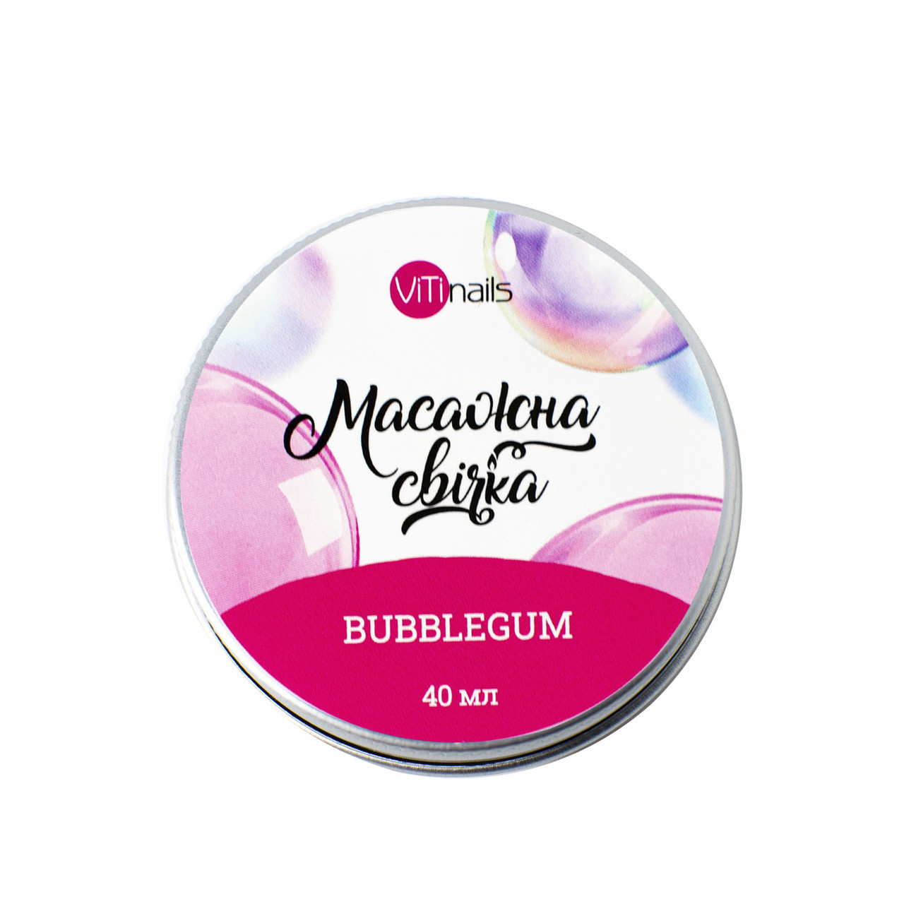 Свічка масажна 40 мл BUBBLEGUM