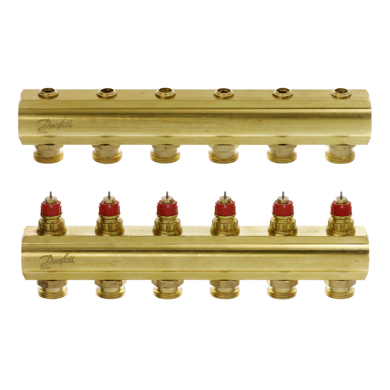 Danfoss FHF-6 (088U0506) Колектор з термостатичними вставками