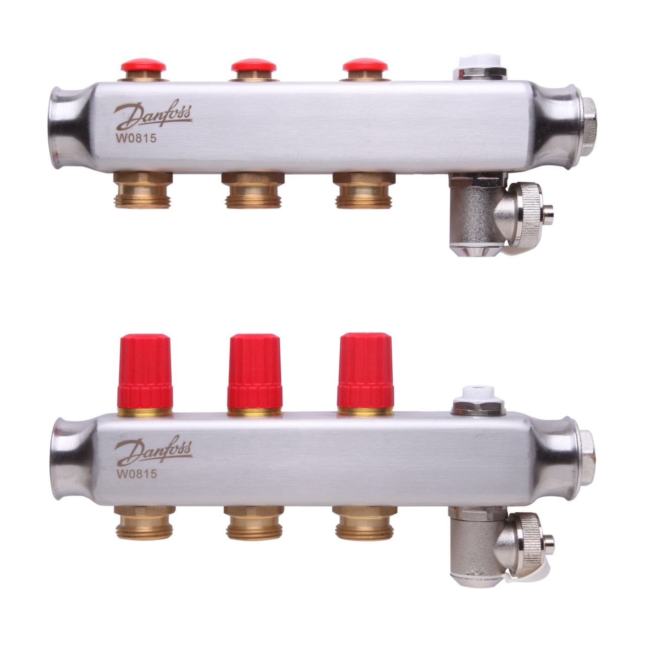 Danfoss SSM-3 (088U0803) Колектор з нержавіючої сталі без ротаметрів