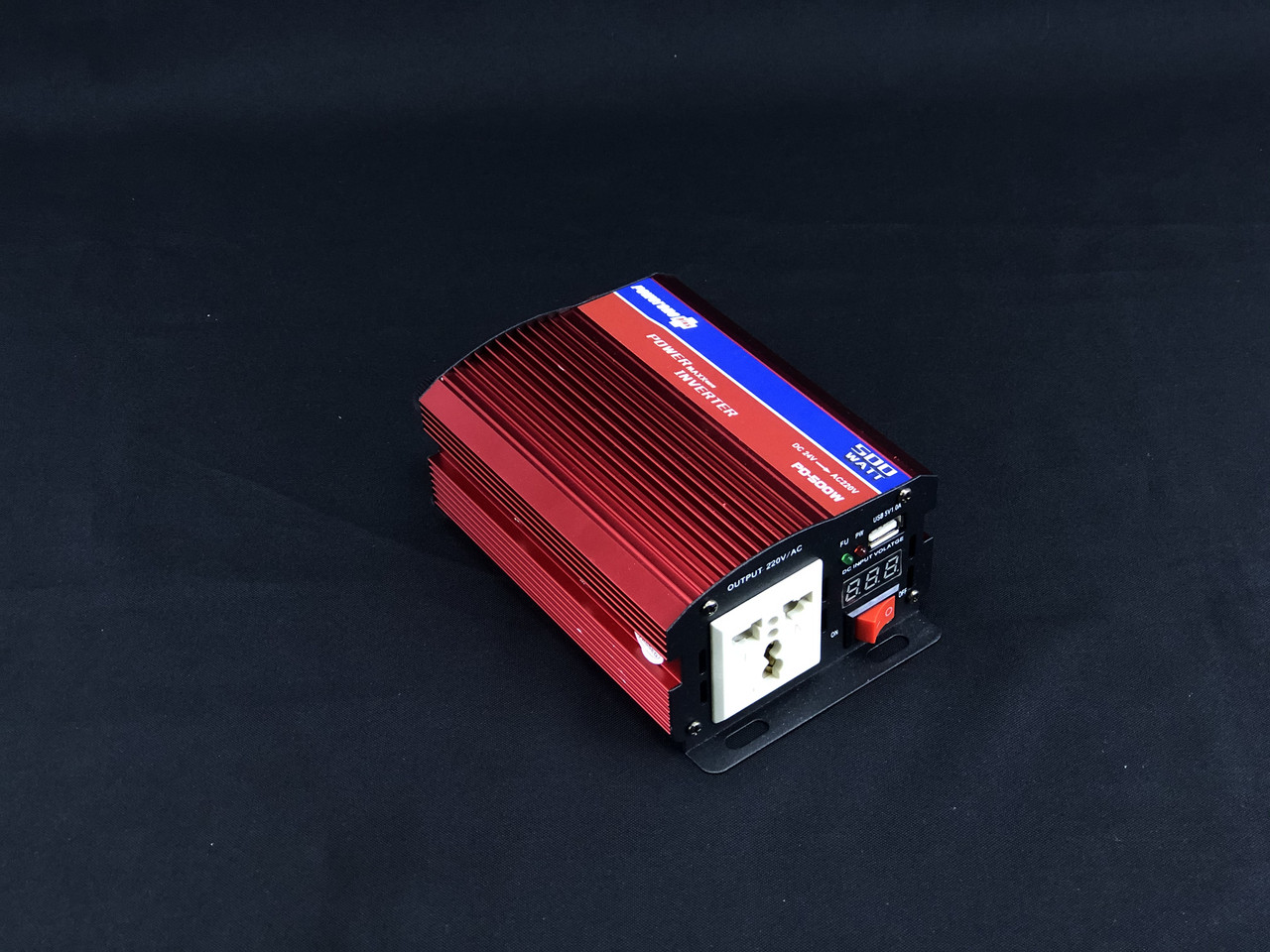 Інвертор PowerOne+ 12V-220V 500W + USB/LED (PD-500W)