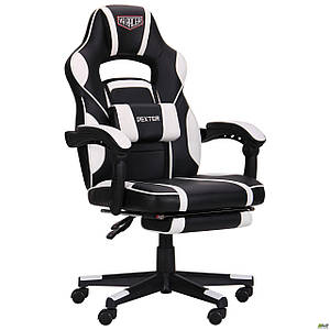 Крісло VR Racer Dexter Vector чорний/білий TM AMF