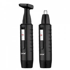 Тример Gemei GM 3003 гігієнічний 2в1 (Black)  ⁇  Тример для носа та вух