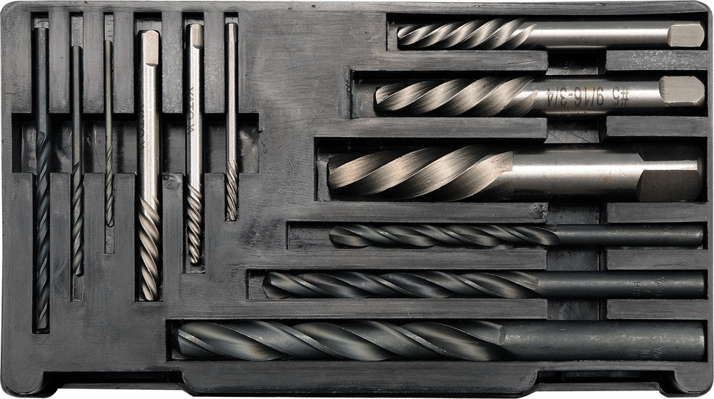 Екстрактори і свердла по металу HSS 12шт YATO YT-0591