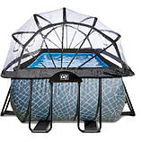 Басейн EXIT прямокутний з куполом 540х250х122 см з пісочним фільтром + тепловий насос, фото 3