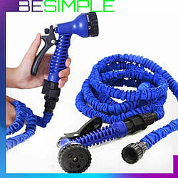 Шланг для поливу 52.5 м з розпилювачем X Hose / Розтягується садовий шланг