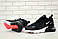 Чоловічі чорні Кросівки Nike Air Max 270, фото 9