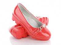 Дитячі лаковані туфлі на дівчинку. Колір червоний.