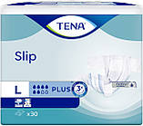 Підгузники для дорослих 3 TENA Slip Plus Large 30 шт памперси для дорослих, фото 2