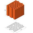 Блок Керамейя ТеплоКерам поризованый 7,62 НФ Блок 25 Еко