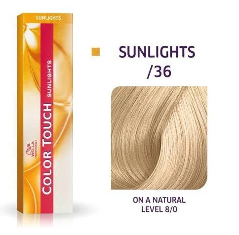 Фарба для волосся Wella Color Touch безамміачна /36 Золотисто-фіолетовий 60 мл