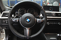 М-Руль BMW БМВ F30 Ф30 с лепестками, круиз-контролем и вибрацией