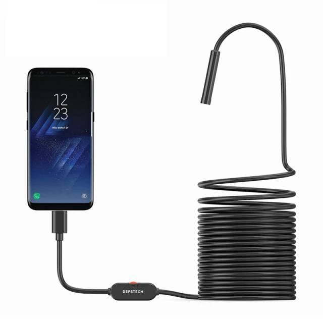 Ендоскоп Depstech 86T 5MP, 8.5 мм, 5 метрів, USB Typ-C Micro-USB