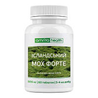 Исландский мох Форте против воспалений верхних дыхательных путей №60 Амрита