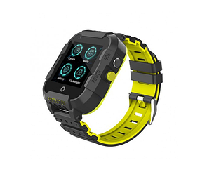 Дитячі смарт-годинник DF09Z 4G чорно-жовті з GPS і WI-FI Baby Smart Watch Df39Z Original Plus З відеодзвінків