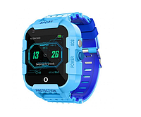 Детские смарт-часы DF09Z 4G сині з GPS і WI-FI Baby Smart Watch Df39Z Plus Original З відеодзвінків 4G
