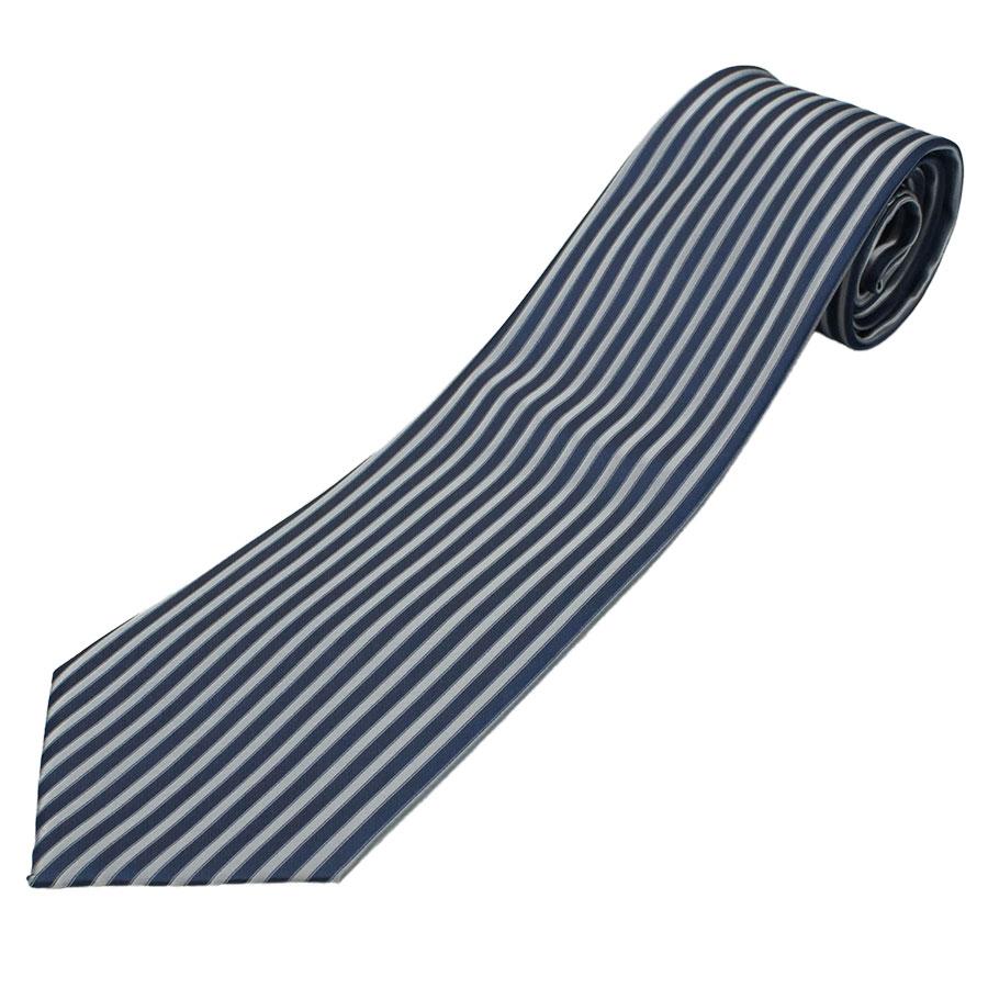 Темно-синя комбінована краватка Romendik strip-blue3 для чоловіків, фото 1