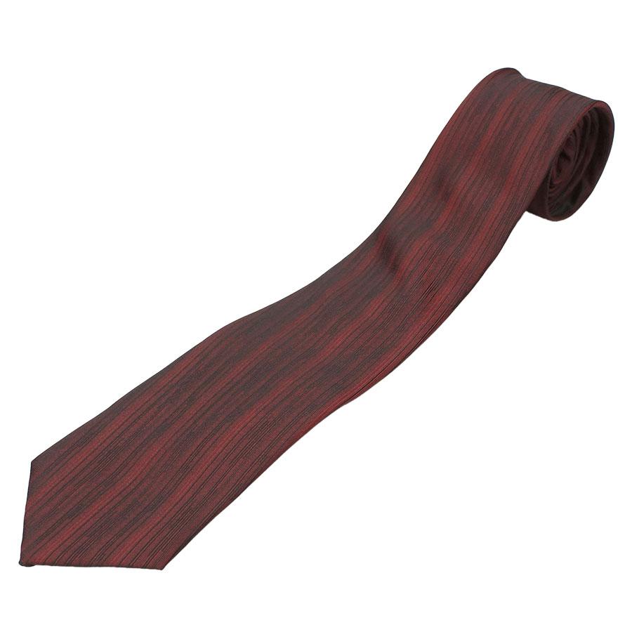 Якісна чоловіча краватка в бордовому кольорі Romendik rain-bordo, фото 1