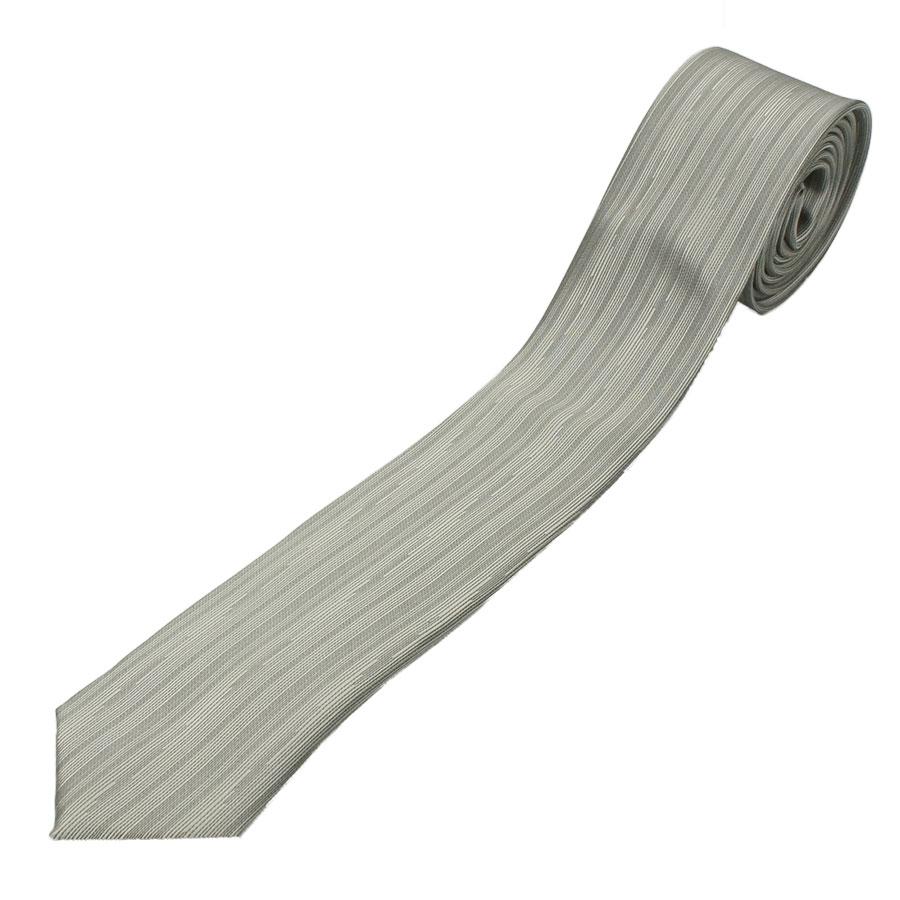 Вузька чоловіча краватка Romendik rain-grey1 світло-сірого кольору, фото 1