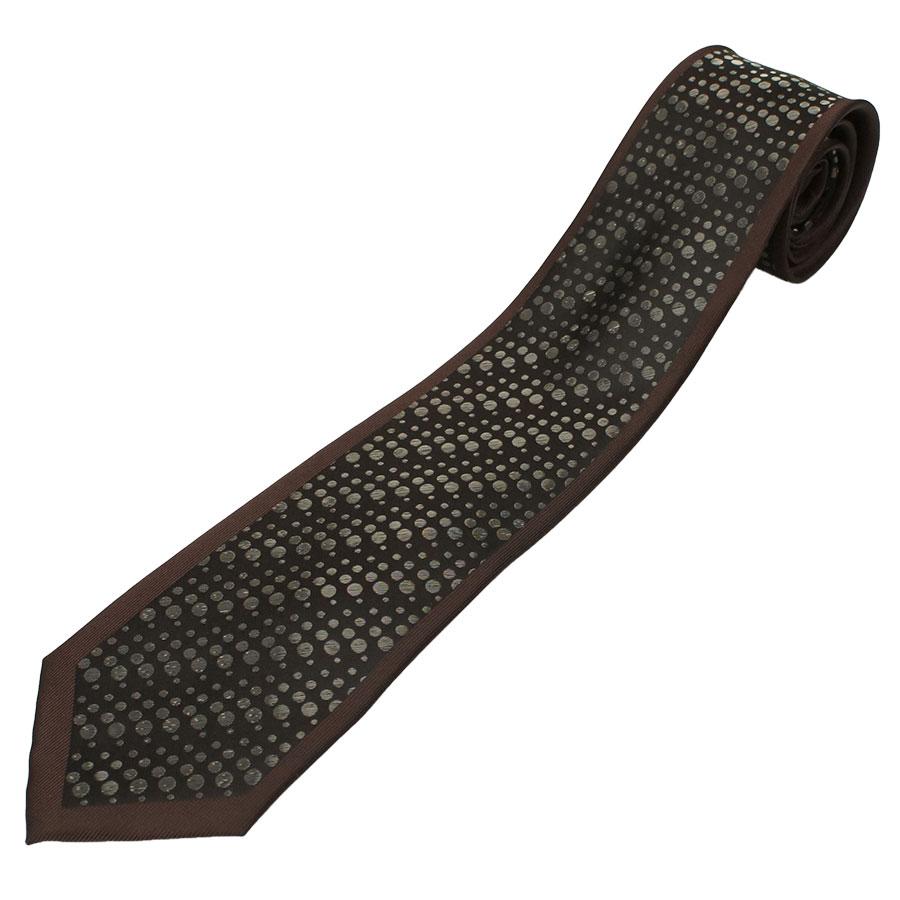 Чоловіча коричнева краватка Brianze compo-brown, фото 1