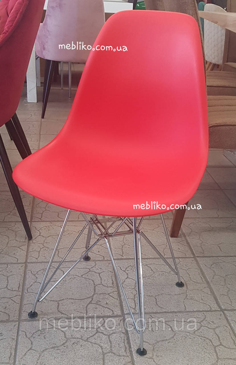 Стілець обідній Eames AC - 016 (ніжки метал) червоний