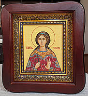 Икона Святая Вероника в фигурном киоте, размер киота 20*18, лик 10*12, большой ассортимент именных икон