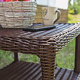 Столик плетений з ротанга для дому, саду, тераси Парадіз, фото 5