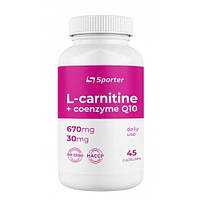 Sporter L-carnitine 670 mg + CoQ10  30 mg 45 caps