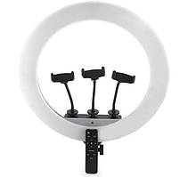 Кільцева LED лампа Remote BrownBox LZ18-450CW, 45 см