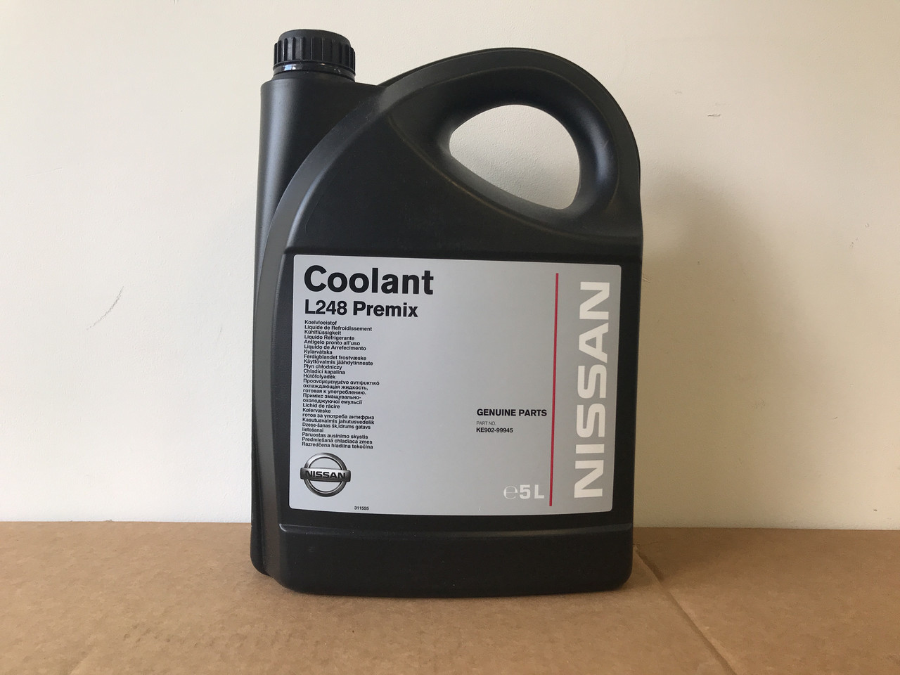 Антифриз Nissan L248 Premix G11 зеленый 5 литров